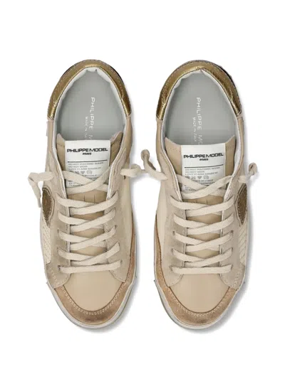 Philippe Model Prsx Sneakers In Gold