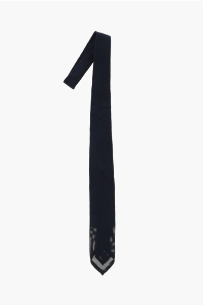 Dsquared2 Solid Color Gauzed Silk Tie Grösse Unica