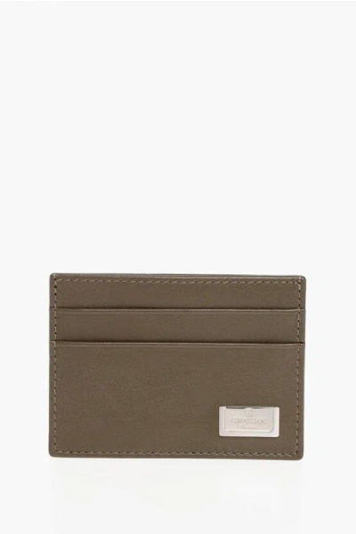 Corneliani Leather Card Holder Grösse Unica