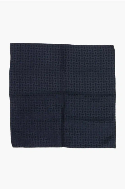Corneliani Jacquard Silk Pocket Square Grösse Unica