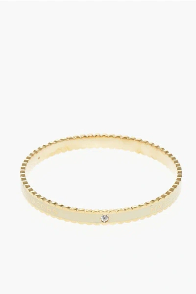Marc Jacobs Enamelled Brass The Medallion Rigid Bracelet Grösse Unica