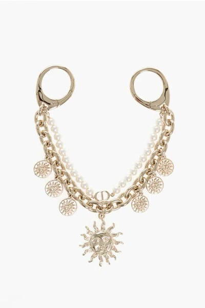 Dior Brass Soleil Belt Loop Charm Grösse Unica