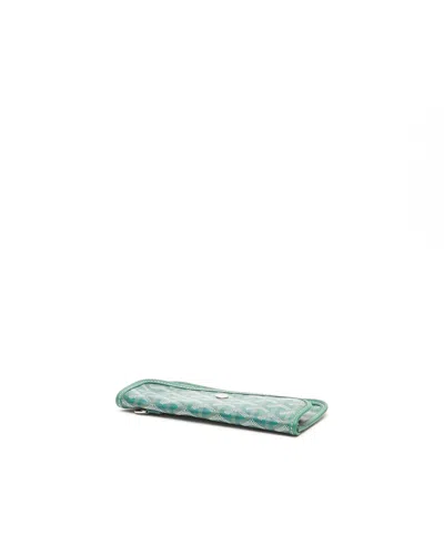 Pre-owned Goyard Pouch In Green