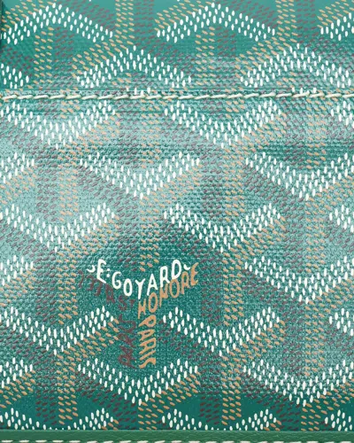 Pre-owned Goyard Pouch In Green