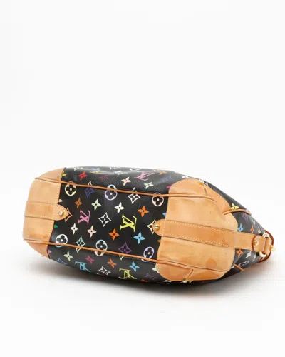 Pre-owned Louis Vuitton Murakami Greta Bag In Black