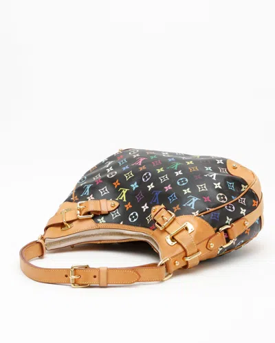 Pre-owned Louis Vuitton Murakami Greta Bag In Black