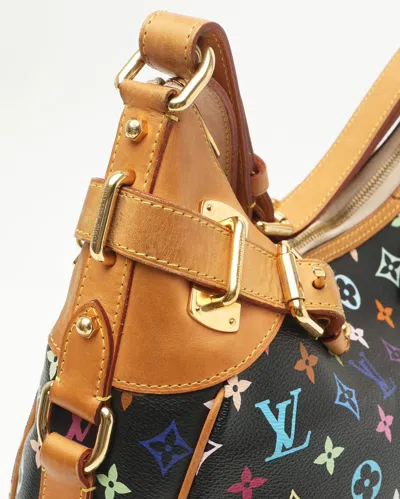 Pre-owned Louis Vuitton Murakami Greta Bag In Black