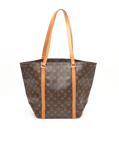 Pre-owned Louis Vuitton Monogram Sac Shopping Bag In Brown