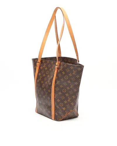 Pre-owned Louis Vuitton Monogram Sac Shopping Bag In Brown
