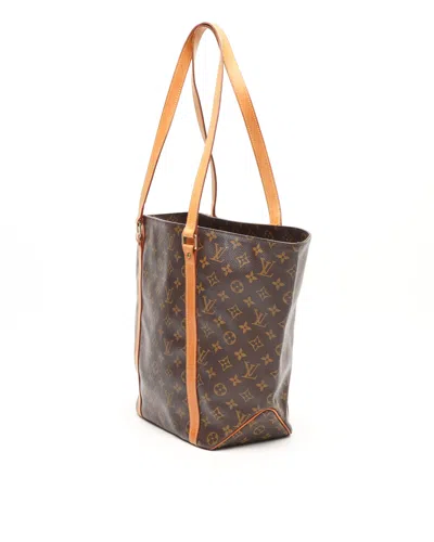Pre-owned Louis Vuitton Monogram Sac Shopping Bag In Brown