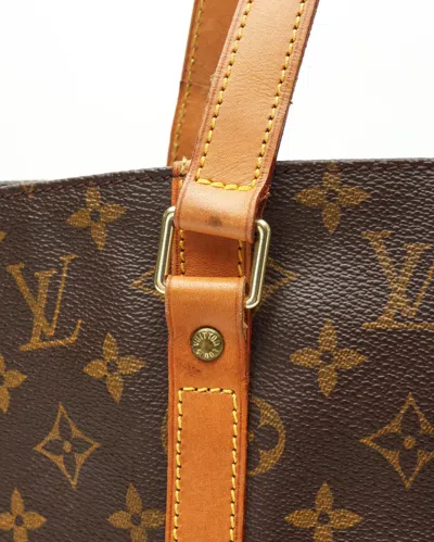 Pre-owned Louis Vuitton Monogram Sac Shopping Bag In Brown