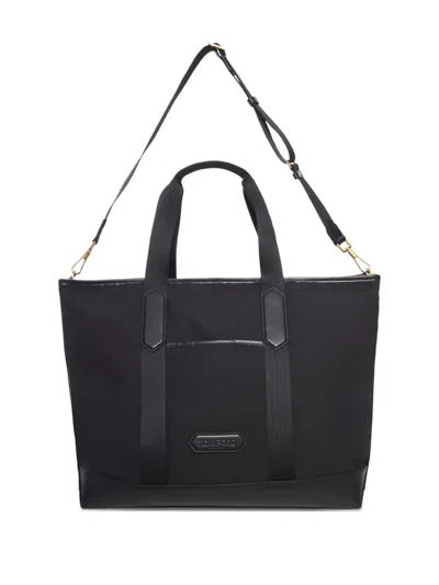 Tom Ford Leather-trimmed Tote Bag