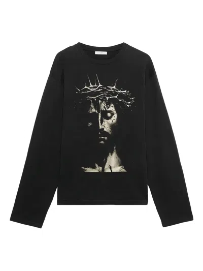 1989 Studio T-shirt Ls Jesus Black In Black