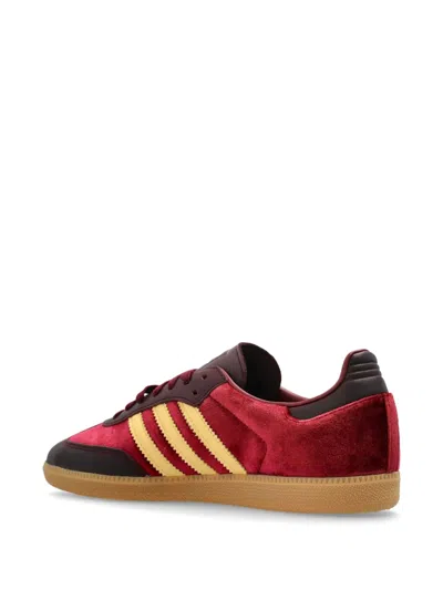 Adidas Originals Samba Og Velvet Sneakers In Red