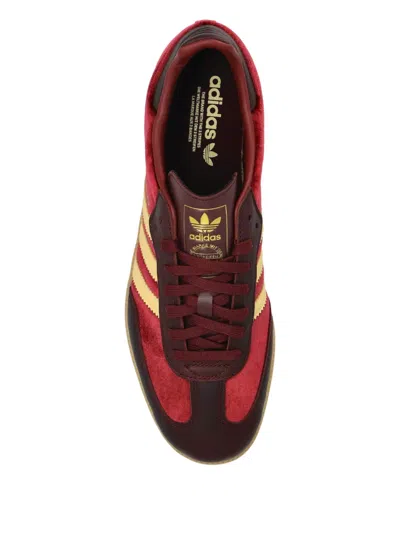 Adidas Originals Samba Og Velvet Sneakers In Red