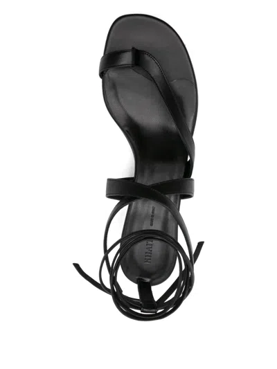 Khaite 50mm Aimee Sandals In Black