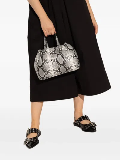 Samsoe & Samsoe Midi Saemmi Snakeskin-effect Tote Bag