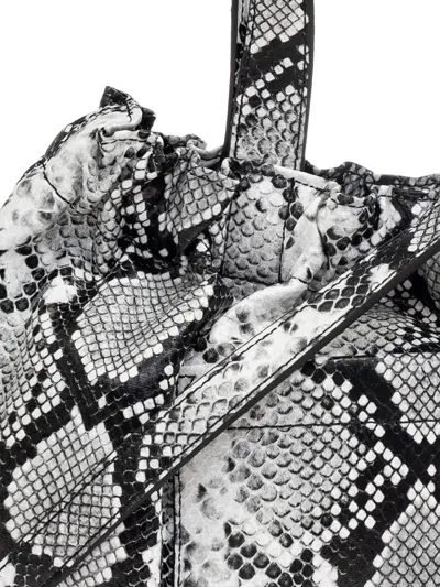 Samsoe & Samsoe Midi Saemmi Snakeskin-effect Tote Bag