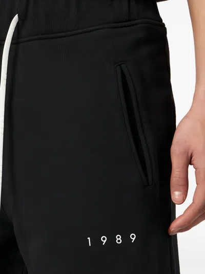 1989 Studio Cotton Track Pants In Black