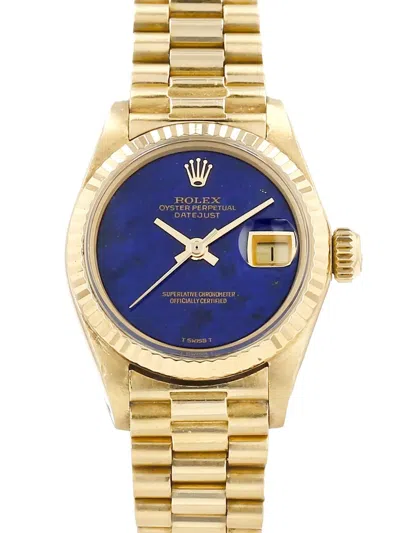Pre-owned Rolex 1978 Datejust Lady 26mm In Blue