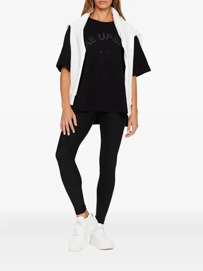 The Upside Logo-print Short-sleeve T-shirt In Black
