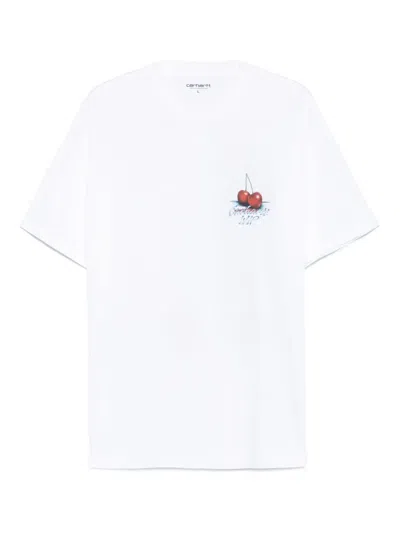 Carhartt Short Sleeve Jake Garcia T Shirt White In White