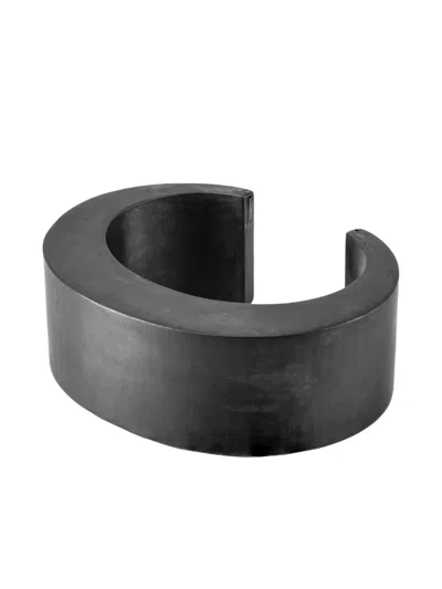 Parts Of Four Sterling-silver Crescent Bracelet In Black