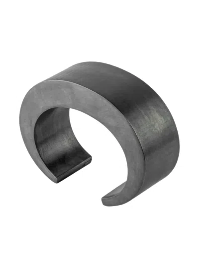 Parts Of Four Sterling-silver Crescent Bracelet In Black
