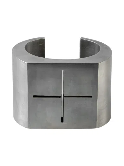 Parts Of Four Sterling-silver Crescent Plane Bracelet In Metallic