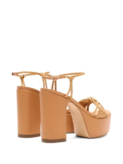 Casadei 120mm Marbella Sandals In Blue