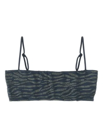 Mc2 Saint Barth Athena Bikini Top In Black