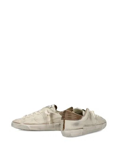 Philippe Model Leather Low-top Sneakers In White
