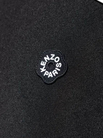 Kenzo Panelled Zip-up Track Jacket In Black