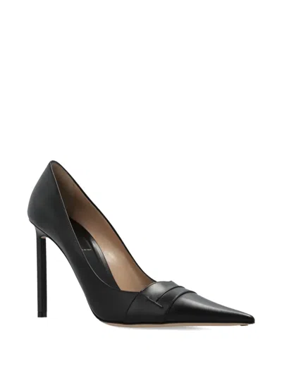 Tom Ford 110mm Eva Pointed-toe Leather Pumps In Black