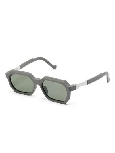 Vava Eyewear Rectangular-frame Sunglasses In Green