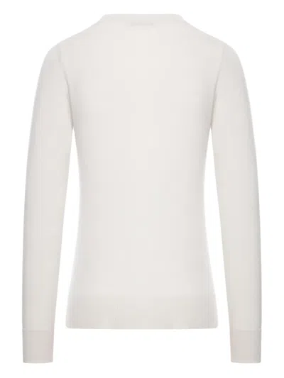 S Max Mara Cotton Sweater In Neutral
