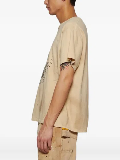 Gallery Dept. Rush Printed Cotton-jersey T-shirt In Neutral