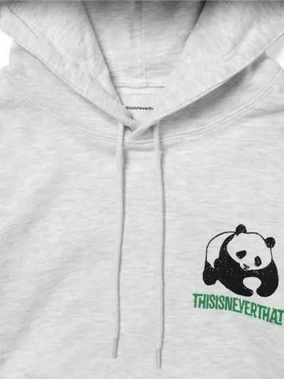 This Is Never That Panda Print Hoodie