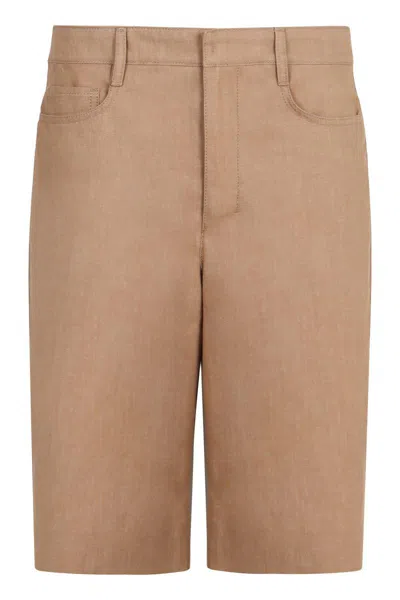 's Max Mara S Max Mara Eric Cotton And Linen Bermuda-shorts