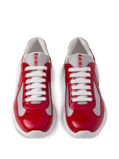 Prada America's Cup Sneakers Aus Lackleder