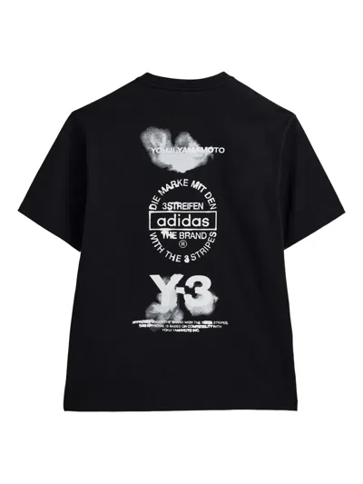 Y-3 M Reg Ss Tee In Black