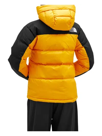 The North Face Himalayan Hooded Puffer Jacket In Yellow