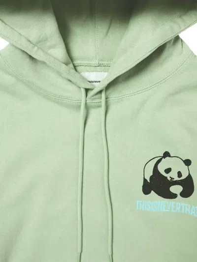 This Is Never That Panda Print Hoodie