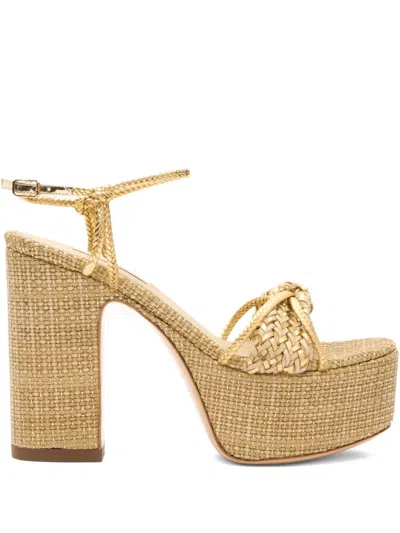 Casadei 120mm Marbella Lux Sandals In Brown