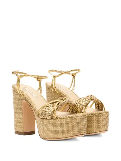 Casadei 120mm Marbella Lux Sandals In Brown