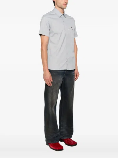 Vivienne Westwood Casual Shirt Collar Button-down In Neutral