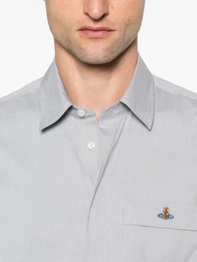 Vivienne Westwood Casual Shirt Collar Button-down In Neutral