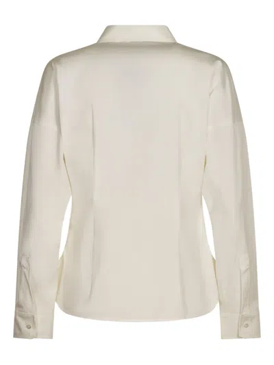 Weekend Max Mara Patch-pockets Button-fastening Shirt In White