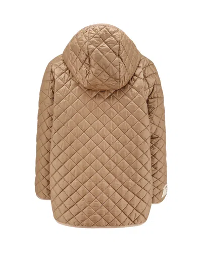 Max Mara The Cube Leo  Quilted And Padded Jacket In Brown