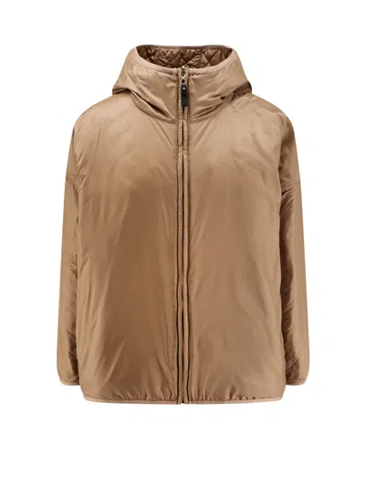 Max Mara The Cube Leo  Quilted And Padded Jacket In Brown
